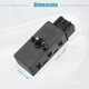 thumbnail image 3 of REGALWOVEN Interruptor de Control de Asiento Eléctrico Lado Izquierdo Delantero Compatible con Chevrolet Camaro 3.6L V6 A/T LS Negro, 3 of 7