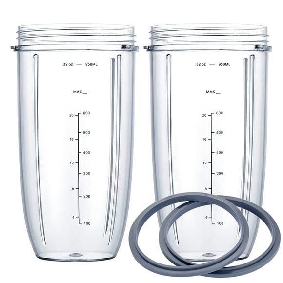 Vasos De Repuesto Para Batidora Nutribullet 900 W 600 W 4 Unidades