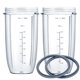 thumbnail image 1 of Vasos De Repuesto Para Batidora Nutribullet 900 W 600 W 4 Unidades, 1 of 7