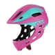 thumbnail image 4 of Casco De Bicicleta Para Niños, Equipo Protector De Ventilación De Cara Completa, Casco De Ciclismo De Espuma De PC, Cuadros Rojos Rosas, 4 of 5