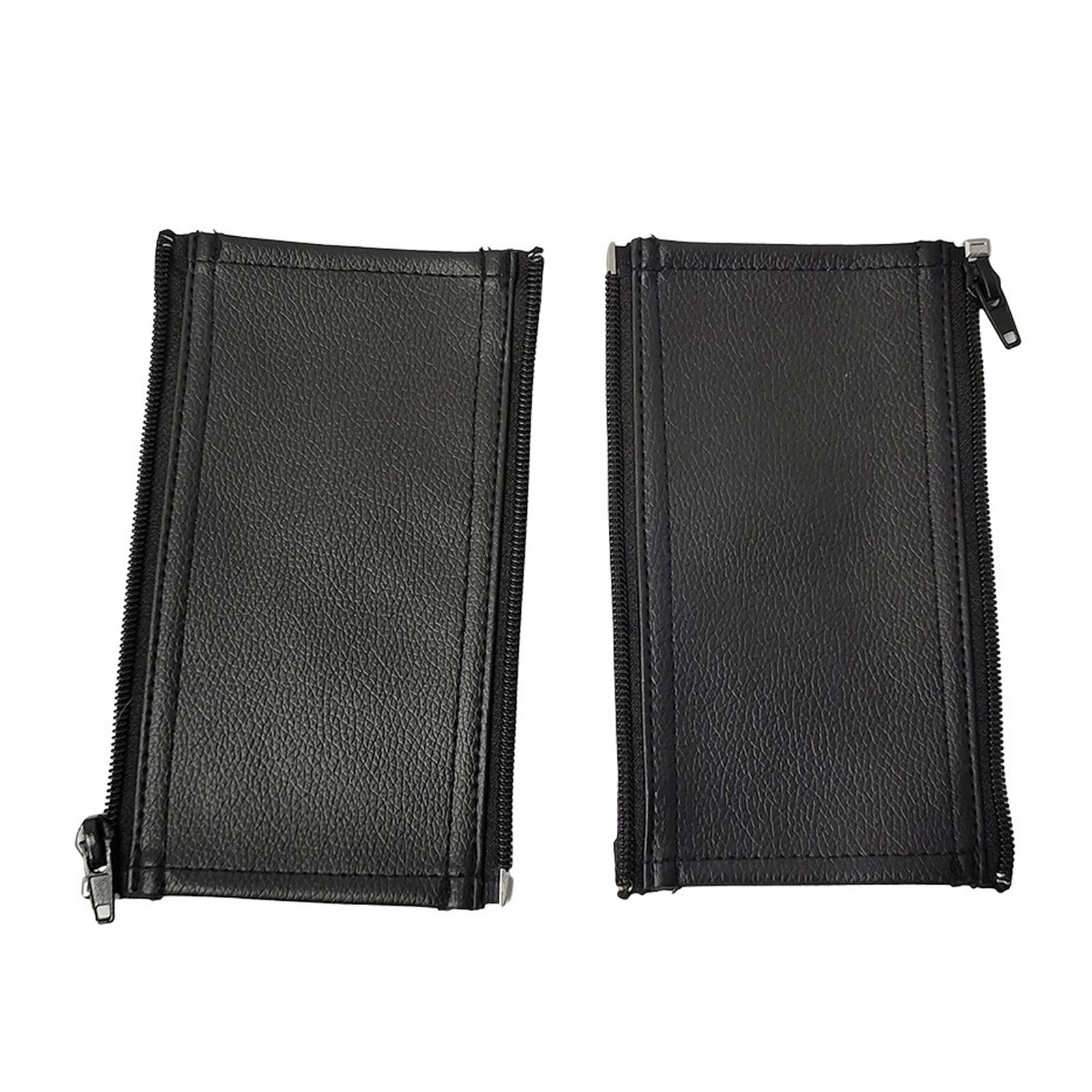 Bothyi - 2X Mango De Cochecito De Cuero Pu, Funda Protectora Para Reposabrazos De Cochecito, Color Negro