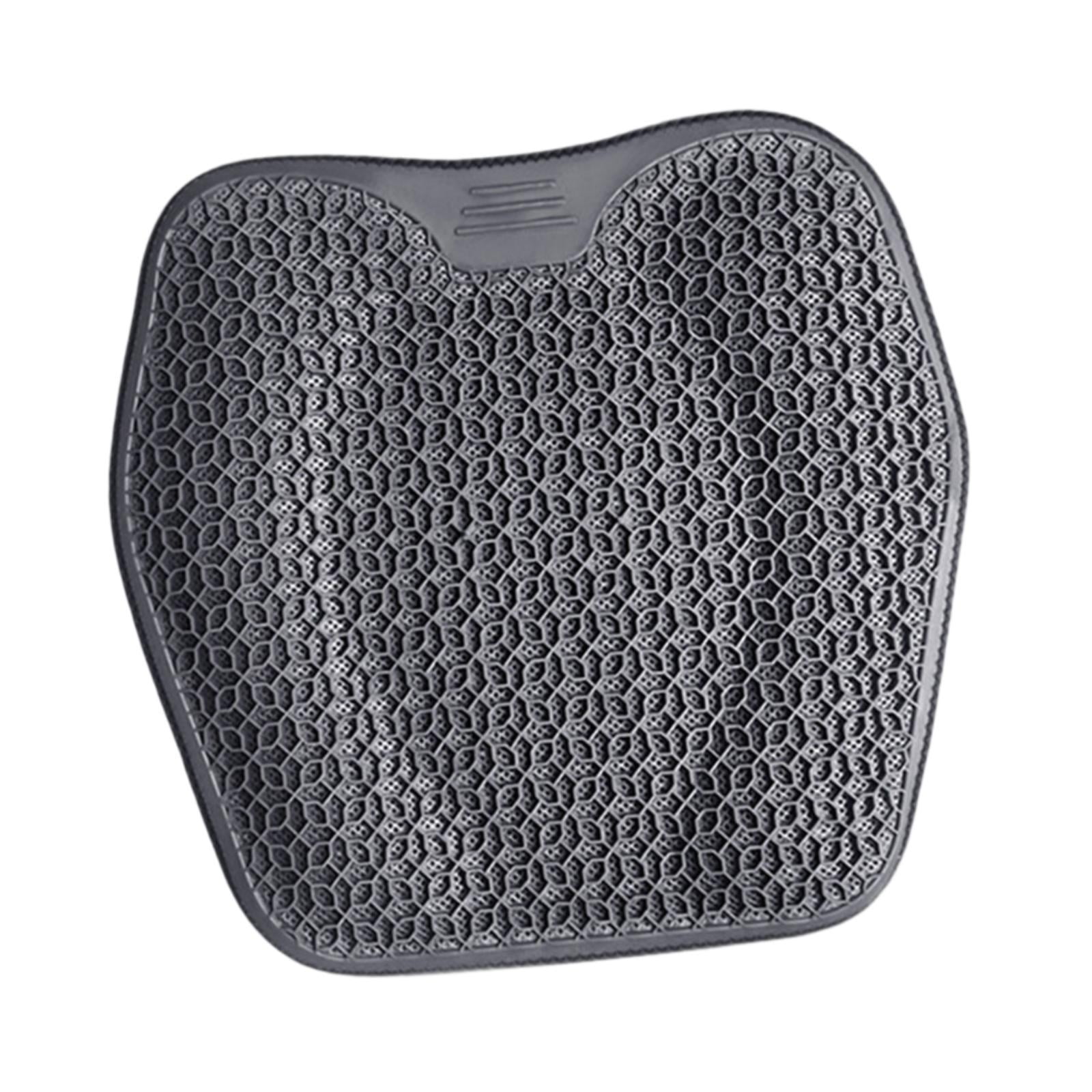 Ioensy - Cojín De Gel Para Asiento De Camión, Para Conductor De Coche, Para Sentarse Durante Largos Periodos, Antideslizante, Para Conducir, Color Gris