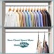 thumbnail image 2 of Organizador de Clóset AMKUFO Magic Hangers 6 Piezas Negro, 2 of 3