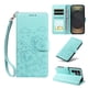 thumbnail image 1 of Funda Cartera para Samsung Galaxy S25 Ultra Perro Cachorro Grabado con Tarjetas Soporte Correa Verde, 1 of 6
