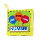 thumbnail image 4 of Desarrollo del bebé 4 páginas de tela Libro Color Forma Cognize Toys Números B, 4 of 5