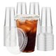 thumbnail image 1 of Vasos de plástico VPACKDUO de 16 onzas con tapas, paquete de 100 para bebidas frías, 1 of 7