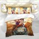 thumbnail image 5 of Iyanu Conjunto de sábanas temático, trío de piezas, cómodo y amigable con la piel, diseño único, regalo de decoración para el hogar para familiares, amigos y fans, 90 cm * 190 cm, 5 of 6
