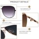 thumbnail image 3 of Gafas De Sol Aviator Oversize Uv400 Unisex, 3 of 3
