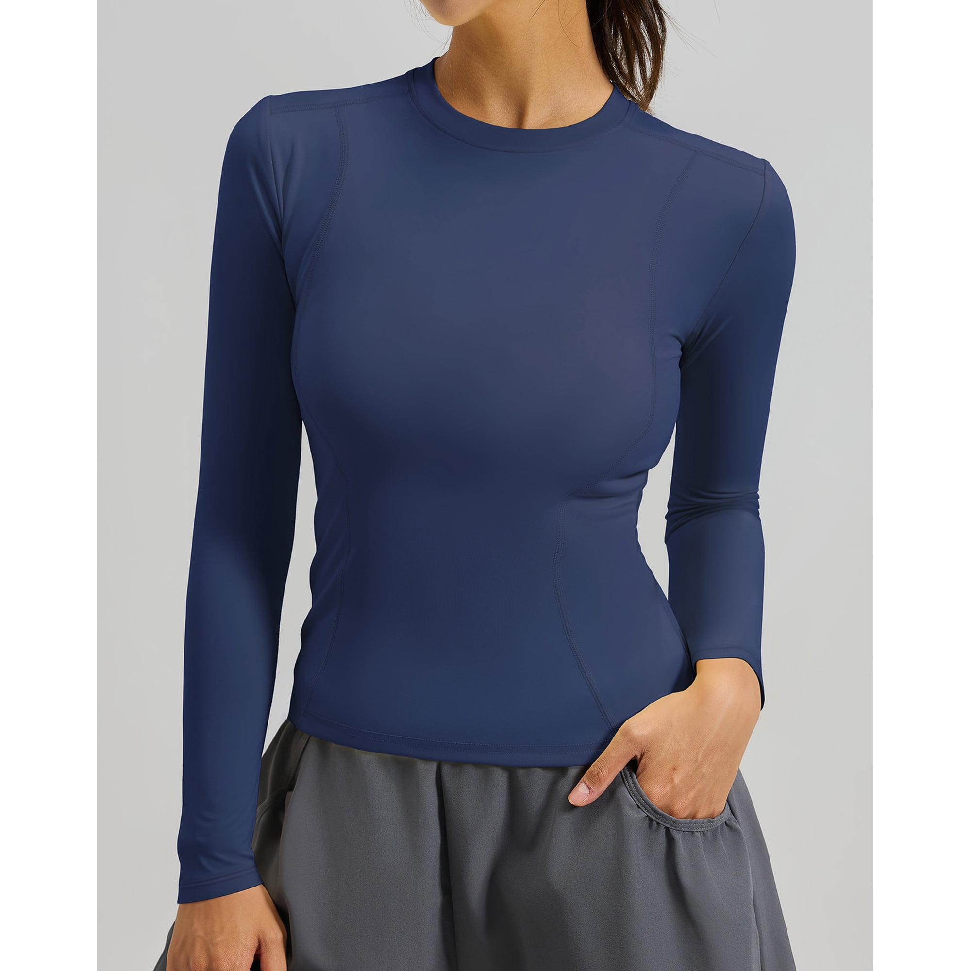 Flix Spa - Polera Deportiva Mujer Manga Larga Dry Fit Slim - Jyt028