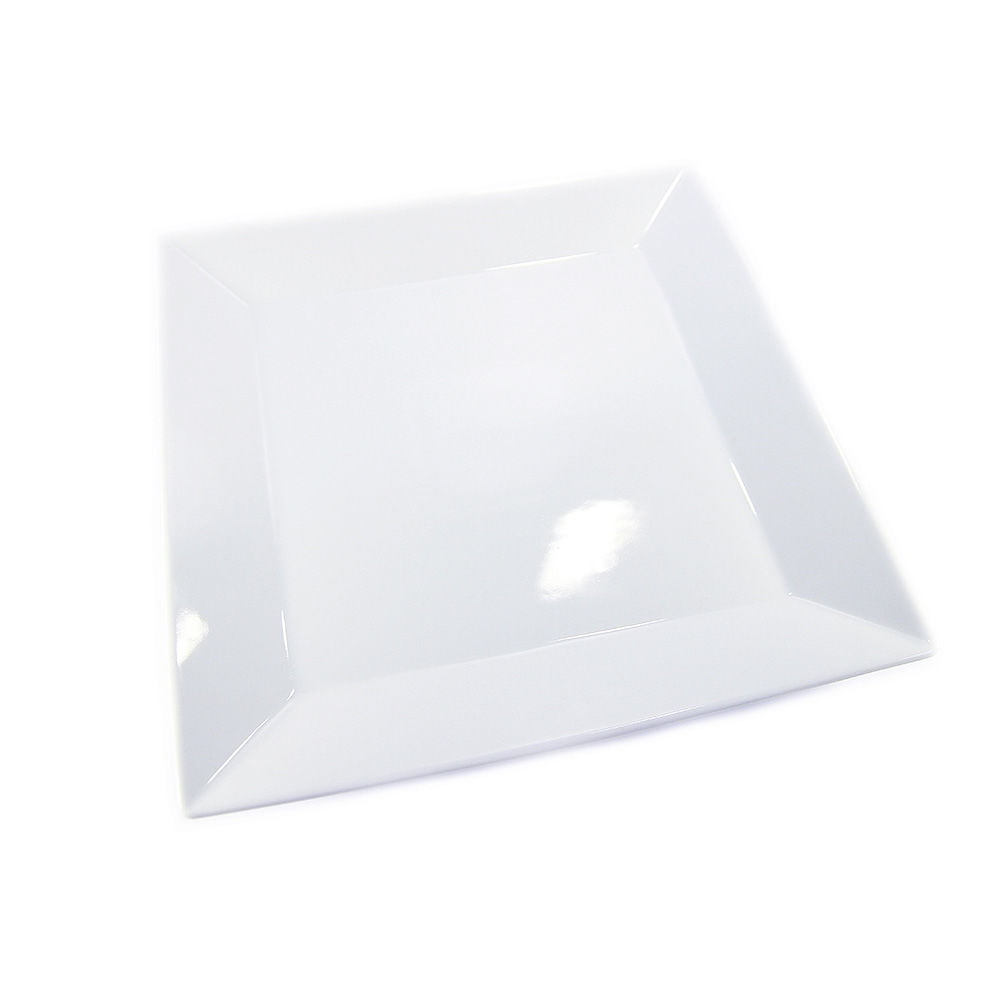 Plato Cuadrado Para Servir 1 Pieza Porcelana Blanco 1 Un Mainstays