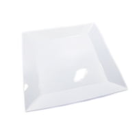 Plato Cuadrado Para Servir 1 Pieza Porcelana Blanco 1 Un Mainstays