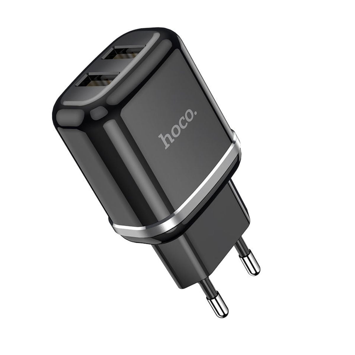Hoco - Cargador De Pared 2 Puertos Usb Carga Rapida 2.4a Smart
