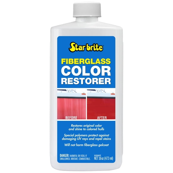 Restaurador de color de fibra de vidrio STAR BRITE para cascos de barcos, 480 ml