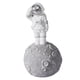 thumbnail image 5 of Astronauta En forma de luna Dise?o elegante Resina Estatuas Escultura Estatuilla B, 5 of 5