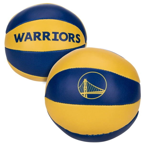 Balones de baloncesto de juguete Franklin Sports NBA Golden State Warriors de 4 pulgadas