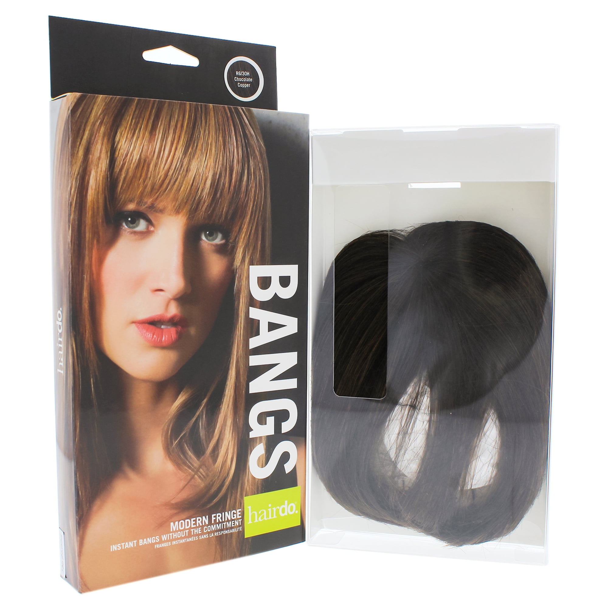 Hairdo - Clip Moderno Con Flequillo - R6 30h Color Cobre Chocolate