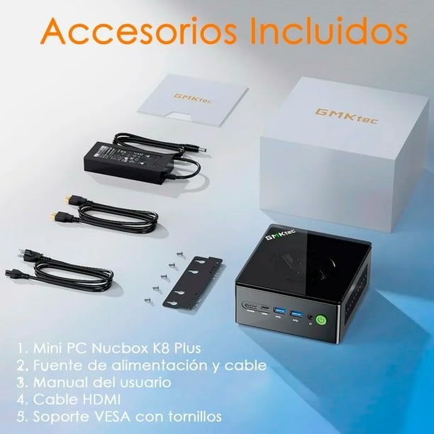 Mini Pc Gmktec K8 Plus Ryzen7 8845hs 32gb 1tb 4display 8k | Lider