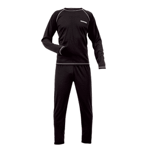 Hardwork - Conjunto Primera Capa De Polyester Cool Dry Hw Negro