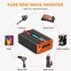 thumbnail image 4 of Inversor de Potencia JARXIOKE 2500W 12V a 110V/120V, 4 of 6