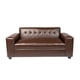 thumbnail image 3 of Sofa Dos Cuerpos Ecocuero Chocolate, 3 of 3