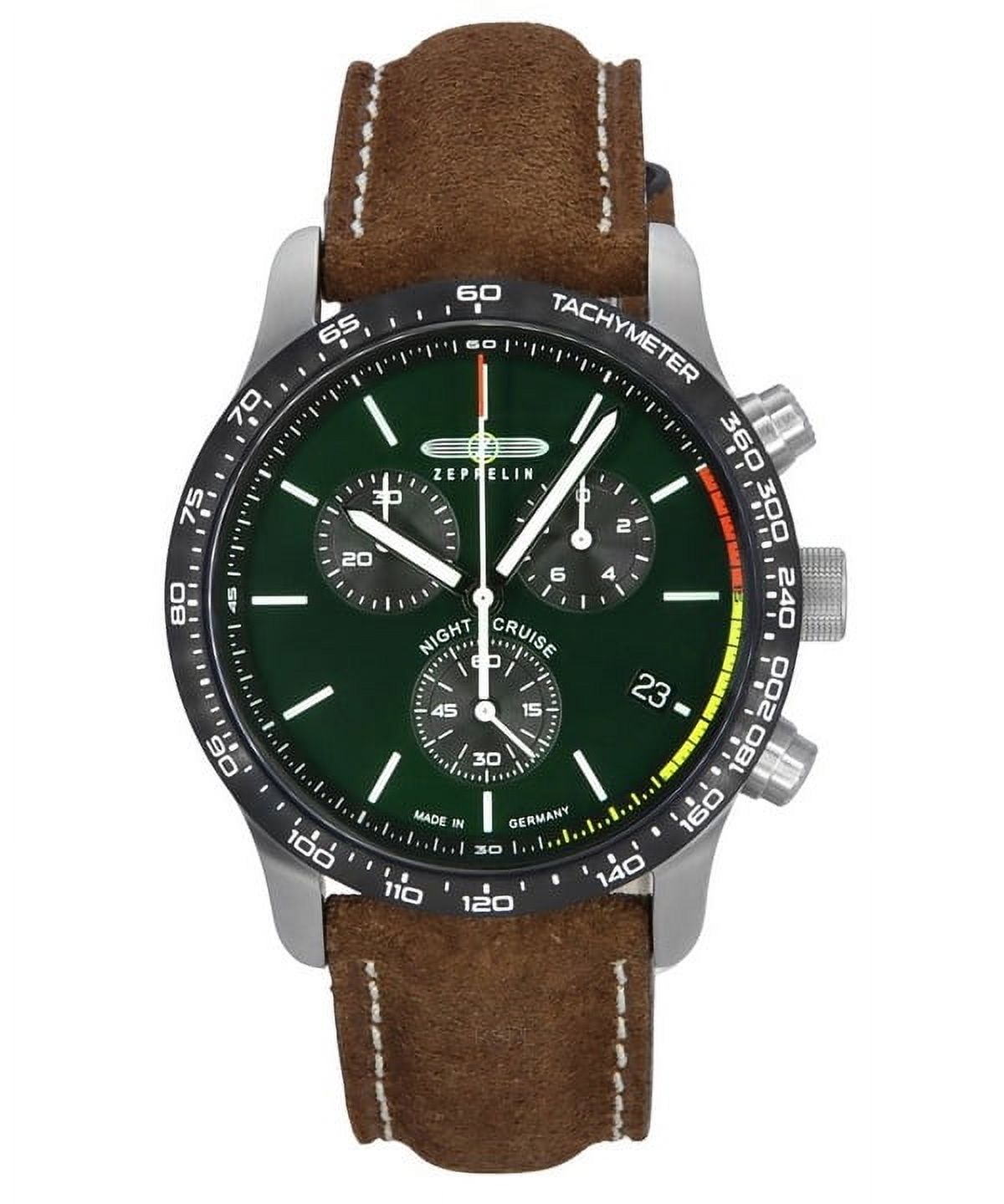 Zeppelin Night Cruise Cronografo al quarzo 7296-1 72961 Orologio da