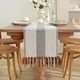 thumbnail image 2 of Mantel Camino De Mesa Rectangular Tejido Doble 180x37cm gris, 2 of 3
