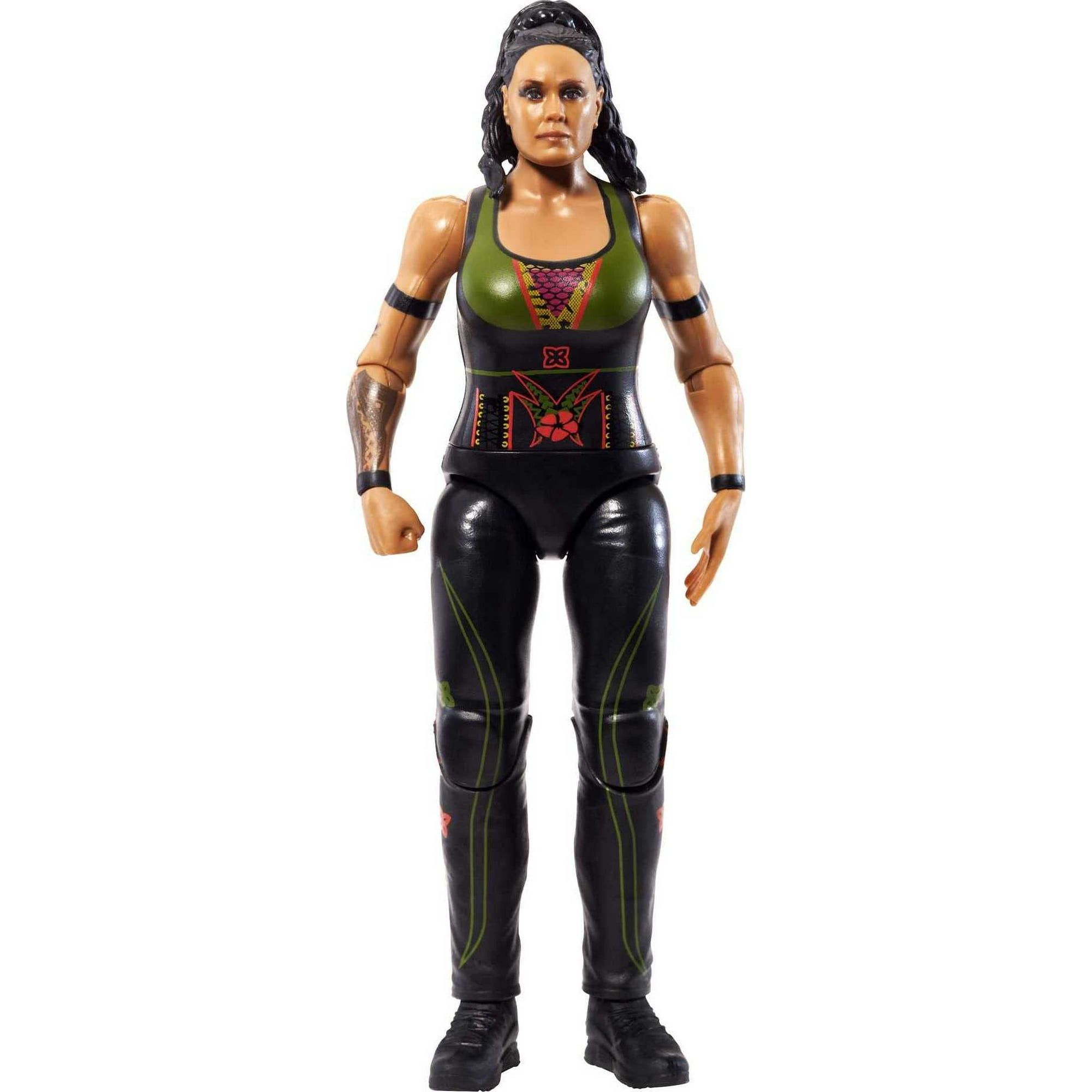 Figura De Acción Mattel Wwe Basic Tamina De 6 Pulgadas Para Niños Mayores De 6 Años