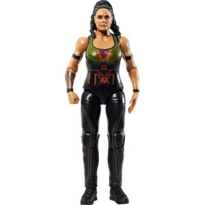 Figura De Acción Mattel Wwe Basic Tamina De 6 Pulgadas Para Niños Mayores De 6 Años