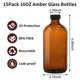 thumbnail image 2 of Botella KEYWING 470 ml Vidrio Ámbar – Pack de 15, 2 of 7