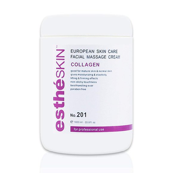 Crema de masaje facial EstheSkin Collagen 1000 ml para piel europea