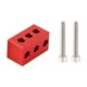 thumbnail image 3 of Guía Del Telescopio Bloqueos Ascendentes Bloques De Los Espaciadores Resistentes Accesorios De Ensamblaje Simple Rojo 36 Mm, 3 of 5