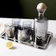 thumbnail image 2 of Jarra de Vidrio Decantador Lujoso 4 vasos Gris, 2 of 8