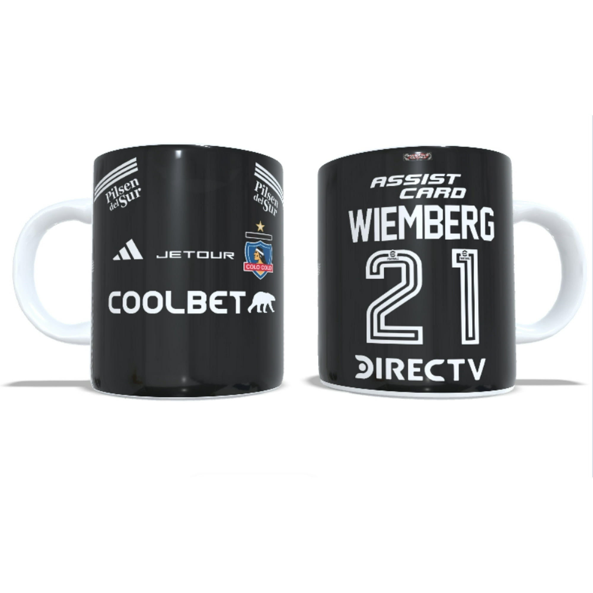Arumistorechile - Tazon Taza Colocolo 2024 Negra Erick Wiemberg
