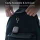 thumbnail image 4 of Funda de cuero para AirPods Pro 2 con carga inalámbrica, gris, 4 of 8