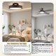 thumbnail image 2 of Ventilador de techo Klmeiday 51 cm Nogal 6 velocidades con LED y control remoto, 2 of 7