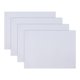 thumbnail image 1 of Juego de 4 manteles individuales de lino de algodón, manteles rectangulares rústicos para decoración de mesa de comedor, lavables, manteles de cocina, limpiar con paño, gris claro 17.7x13 pulgadas, 1 of 6