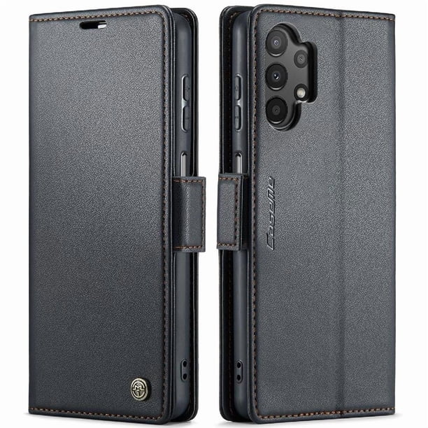CaseMe tipo cartera Samsung Galaxy A04S/A04 con cierre magnético, RFID, tarjetero, soporte, carga inalámbrica