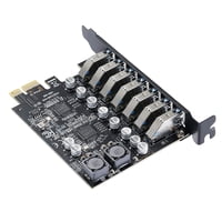 Bothyi - Pcie 7 Puertos Usb3.2 Gen1 19Pin Tarjeta De Expansión 5Gbps Convertidor De Pc De Escritorio