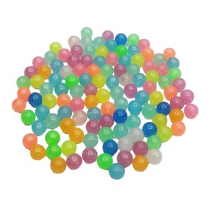 Magideal - Cuentas Luminosas, Cuentas Sueltas, Dijes Surtidos, Cuentas Espaciadoras Que Brillan En La Oscuridad, Accesorios Diy, Fabricación De Joyas Y Collares 10Mm