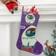 thumbnail image 2 of Scratch Garden Tema: Calcetines de Navidad, fino lino blanco para colgar en escaleras y chimenea, decoración navideña para el hogar, regalo de Navidad. 45cm × 32cm, 2 of 5