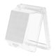 thumbnail image 3 of Caja De Interruptor De Pared Impermeable Para Cubierta De Interruptor Para Taller De Mejora Del Hogar Oficina Transparente, 3 of 4