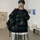 thumbnail image 4 of Otoño Suéters Mujeres Y2k Tejido a puntoting Casual rayas pulóver Jumpers Caliente Chica adolescente ropa de calle Tejido a puntowear 90s Street, 4 of 6