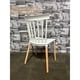 thumbnail image 3 of Silla de Comedor Windsor Blanca de Polipropileno con Patas de Madera, 3 of 3