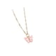 thumbnail image 2 of Trendy Butterfly Forma Colgante Collar De Aleación Simple Para Damas Regalos De Niñas Rosa, 2 of 3