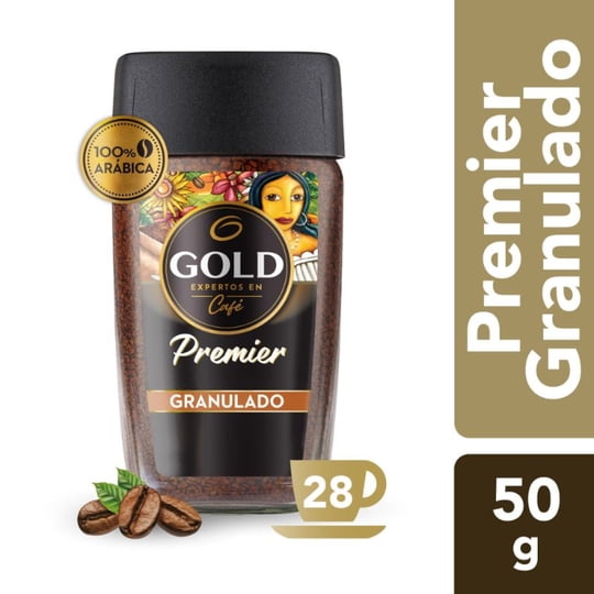 Café Premier Granulado Frasco 50 gr Gold