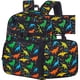 thumbnail image 1 of 3PCS Dinosaur Backpack for Boys, 16”Kids Bookbag with Lunch Box, School Bag for Elementary Toddler, 1 of 3