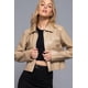 thumbnail image 1 of Chaqueta Saronite Cuero Sintético Taupe Mujer, 1 of 5