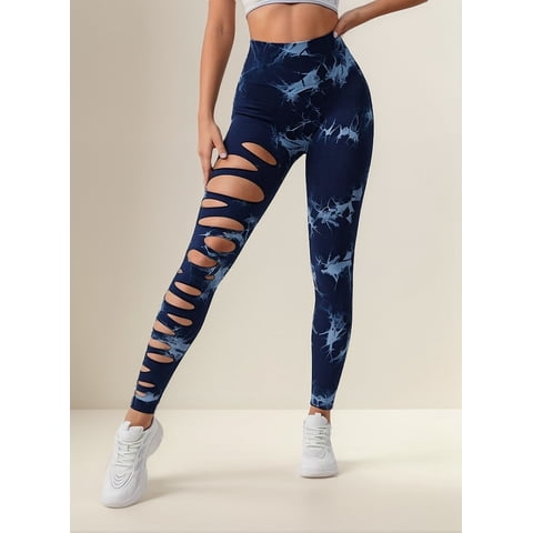 Flix Spa - Leggings Mujer Deportivos Tie Dye Para Yoga