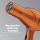 thumbnail image 3 of Secador de pelo Conair INFINITIPRO 1875W Salon Performance Orange, 3 of 3