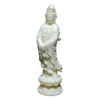 Bothyi - Estatua De Guanyin Hecha A Mano, Decorativa, De Pie, De Escritorio, Miniatura Para Dormitorio